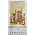 vintage colour Postcard West Front, Bath Abbey
