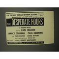 1955 The Desperate Hours Play Advertisement - The topmost thirller