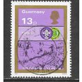 GUERNSEY 1982 SCOUTS 13p ZIP WIRE ACTIVITY USED...