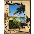 Bahamas Laser Engraved Wood Picture Frame Portr...