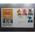 GB STAMPS FDC Churchill 1977 3w ~~L@@K~~