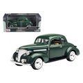 1939 Chevrolet Coupe Green 1/24 Diecast Model C...