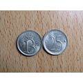 Belgium 1972 25 Centime Belgique (French Text) ...