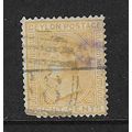 CEYLON 1872-80 QV WATER MARK CROWN CC 8c USED S...