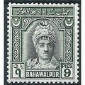 Bahawalpur 1948 SG21 9 Pies Black & Green Mount...