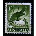 AUSTRALIA 1959 SG320 1s DEEP GREEN PLATYPUS FIN...