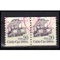 Used 2263 20c Cable Car Very Fine CNP Left 2 PA...