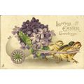Art EASTER Tuck Easter Chicks Postcard (135)
