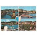 Kapellbrucke, covered bridge,LUZERN, Lucerne, S...