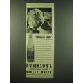 1940 Robinson's Barley Water Ad - Long and Good