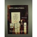 1975 Zippo Cigarette Lighter Ad - Windproof