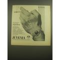 1958 Juvenia Mystere Watch Ad - On a famous wrist, a famous watch.. Mystere