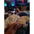 Pair Of Ornamental Ceramic Fans Cyprus Souvenirs