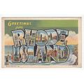 Greetings from Rhode Island Postcard RI USA