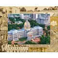 Mississippi Montage Laser Engraved Wood Picture...