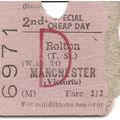 B.T.C. Edmondson Ticket - Bolton Trinity Street...