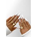 Gold Butterfly Vines Hollowed Heart Geometric 2...