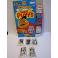 Quaker - Sugar Puffs 1996 Cereal Box & 5 Toy Po...