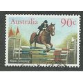AUS 1986 90c 'HORSES' FINE USED (EBID40-277)