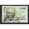 FRA 2002 46c 'L. SEDAR SENGHOR' FINE USED (EBID...