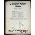 EMERSON 1950 TV models 650D 654D 655D service n...