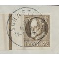 GER (BAVARIA) 1914 3pf KING LUDWIG III' (IMPERF...