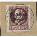 GER (BAVARIA) 1919 75pf KING LUDWIG III' (OVPT)...