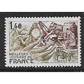 FRANCE 1977 1F.40 FRENCH CRAFTMANSHIP SG 2202 F...