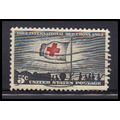 Used 1239 5c Red Cross Fine KA7971