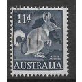 AUSTRALIA 1961 11d COMMON RABBIT - BANDICOOT DE...
