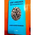 Lost Languages from the Mediterranean