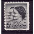CANADA 1957 SG 500 5c ROYAL VISIT FINE USED