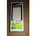 Lot of 5 Leviton Light Almond Decora Rocker Wal...