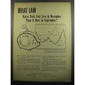 1951 American Meat Institute Ad - What law makes pork cost less in December