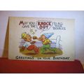 KNOCK OUT/TROUBLES, CHILD'S BIRTHDAY, unused vi...