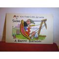 LIFE GO WITH A SWING, CHILD'S BIRTHDAY, unused ...