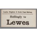 LONDON BRIGHTON & SOUTH COAST RAILWAY LUGGAGE L...