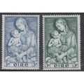 Ireland 1954 Madonna and Child. set of 2 SG 158...