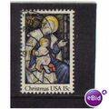 1980 USA christmas madona child 15c multi F/U S...
