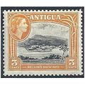 Antigua 1961 SG123a 3c Black & Yellow-Orange Mt...