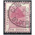 Orange Free State 1891 SG6 6d Rose-Carmine Fine...