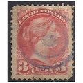 Canada 1870 SG79 3c Indian Red Fine Used. .