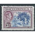 Dominica 1947 SG104a 3 1/2d Ultramarine & Purpl...