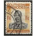 Southern Rhodesia 1937 SG49 1/6d Black & Orange...