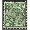 1911 SG324 1/2d Yellow-Green Wmk Imperial Crown...