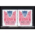 CVP33 35c Shield Very Fine MNH Pair PA5051