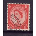 GREAT BRITAIN 1956 SG 554 2 1/2d CARMINE RED FI...