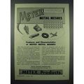 1943 Metex Metal Meshes Ad - Features Characteristics