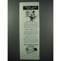 1960 The First National Bank of Chicago Ad - April