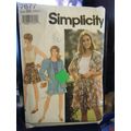 Simplicity 7677 Misses Shorts, Top & Unlined Ja...